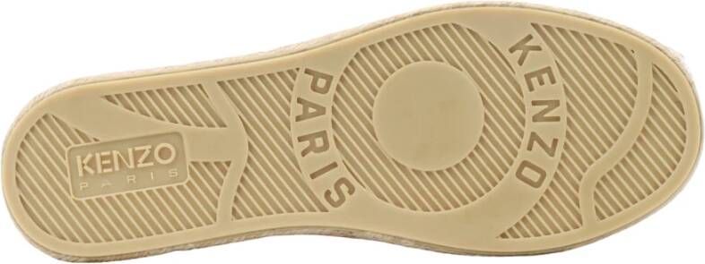 Kenzo Geborduurde Canvas Espadrilles