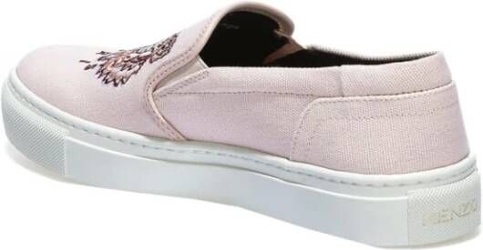 Kenzo Faded Pink Tiger Slip-On Skate Schoenen Roze Dames