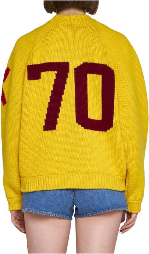 Kenzo Katoenen Pullover met Lange Mouwen en Ribgebreide Boorden