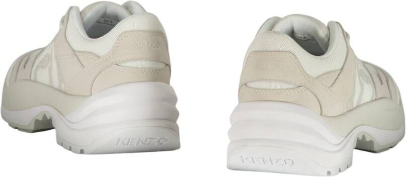 Kenzo Klassieke Leren Sneakers Ronde Neus