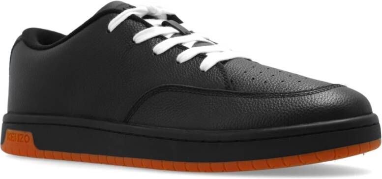 Kenzo Leren sneakers Black Heren