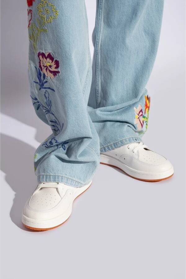 Kenzo Leren sneakers White Dames