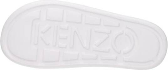Kenzo Logo Open Teen Lage Hak Slippers