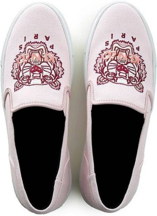 Kenzo Roze Canvas Sneakers