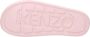 Kenzo Roze Katoenen Slippers Sandalen - Thumbnail 5