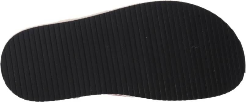 Kenzo Roze Stoffen Slof met Zijlogo