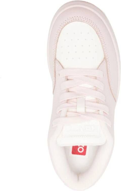 Kenzo Roze Witte Sneakers Pink Dames