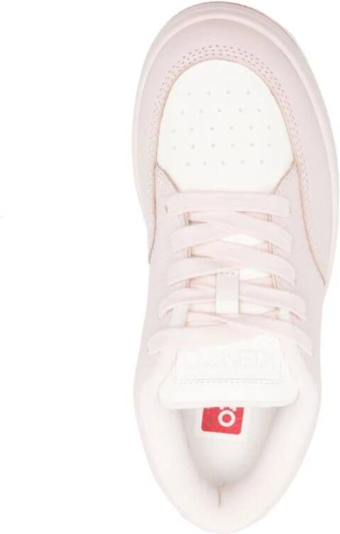 Kenzo Roze Witte Sneakers Pink Dames