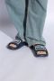 Kenzo Rubberen slides met logo Blue Heren - Thumbnail 4