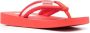 Kenzo Rode Elegante Flip Flops Rood Dames - Thumbnail 2