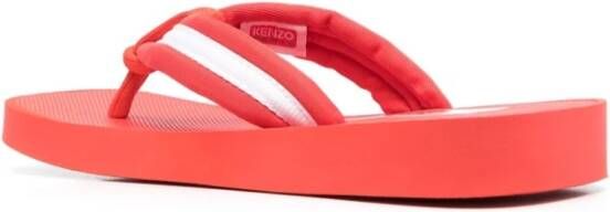 Kenzo Rode Elegante Flip Flops Rood Dames