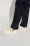 Kenzo Bloe Geborduurde Witte Canvas Sneakers Beige - Thumbnail 13