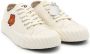 Kenzo Bloemen Geborduurde Witte Canvas Sneakers Beige Dames - Thumbnail 12
