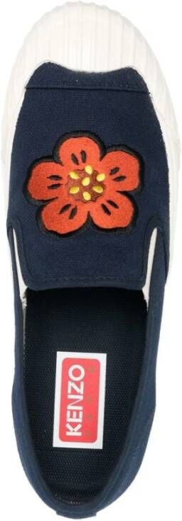 Kenzo Blauw en witte instap sneakers Blauw Heren