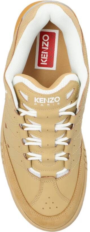 Kenzo Sneakers met logo Brown Heren