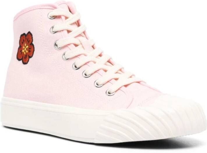 Kenzo Roze Boke Flower High-Top Sneakers Roze Dames