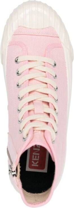 Kenzo Roze Boke Flower High-Top Sneakers Roze Dames