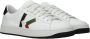Kenzo Leren Sneakers voor Dames Wit White Dames - Thumbnail 2