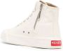 Kenzo Hoge sneakers voor dames in crèmekleurig canvas met Boke Flower-patroon Beige Dames - Thumbnail 8