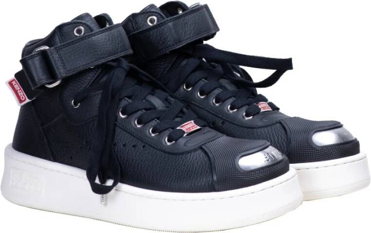 Kenzo Hoops High Top Sneakers Zwart Heren