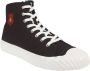 Kenzo 99 Noir High Top Sneakers voor Heren Zwart Heren - Thumbnail 2