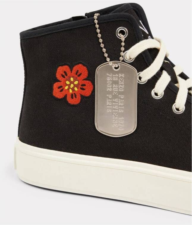 Kenzo Boke Flower Hoge Sneakers Zwart Heren