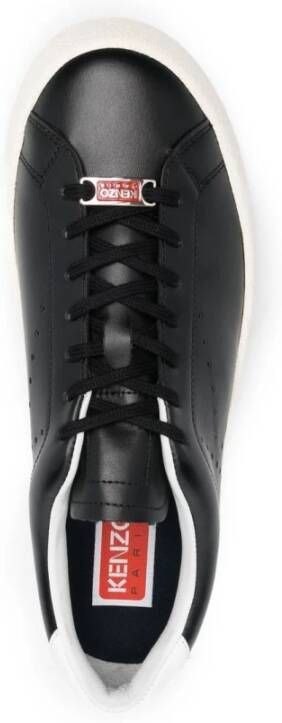 Kenzo Leren sneakers met blokdesign voor heren Zwart Heren