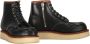 Kenzo Stijlvolle leren enkellaarzen Black Heren - Thumbnail 2