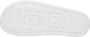 Kenzo Witte katoenen slippers sandalen - Thumbnail 2