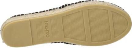 Kenzo Zwarte stoffen espadrilles met logo