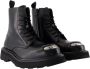 Kenzo Zwarte Veterschoenen van Leer - Thumbnail 2