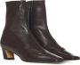 Khaite Enkellaars Stretch in Donkerbruin Brown Dames - Thumbnail 2