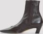 Khaite Enkellaars Stretch in Donkerbruin Brown Dames - Thumbnail 5