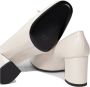 Khaite Witte Pumps met Blokhak - Thumbnail 2