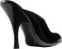 Khaite Zwarte leren stiletto sandalen - Thumbnail 2