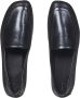 Khaite Ronde Neus Leren Loafers met Platte Zool Black Dames - Thumbnail 11
