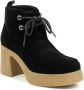 Kickers Claire Leren Laarzen Black Dames - Thumbnail 3