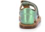 Kickers Comfort Leren Sandalen Green Dames - Thumbnail 4