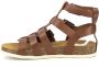Kickers Comfort Leren Sandalen Kick Alexa Brown Dames - Thumbnail 6