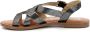 Kickers Comfort Leren Sandalen Kick Diana Gray Dames - Thumbnail 5