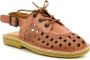 Kickers Comfort Leren Sandalen Kick Lella Brown Dames - Thumbnail 2