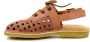 Kickers Comfort Leren Sandalen Kick Lella Brown Dames - Thumbnail 4