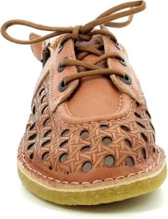 Kickers Comfort Leren Sandalen Kick Lella Brown Dames