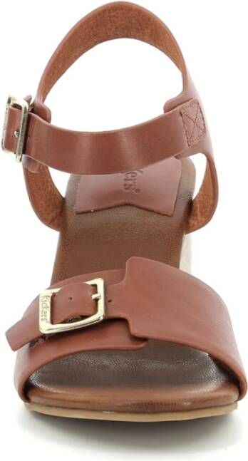 Kickers Comfort Leren Sandalen Kick Vodou