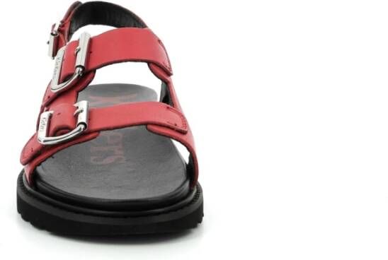 Kickers Comfort Leren Sandalen Neosummer Red Dames