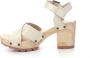 Kickers High Heel Sandals Kick Wise White Dames - Thumbnail 4