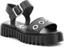 Kickers Comfort Sandalen Kick Fany Black Dames - Thumbnail 2