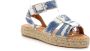 Kickers Comfort Sandalen Kick Parezi Pg Blue Dames - Thumbnail 3