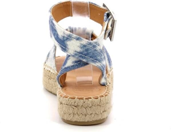 Kickers Comfort Sandalen Kick Parezi Pg Blue Dames