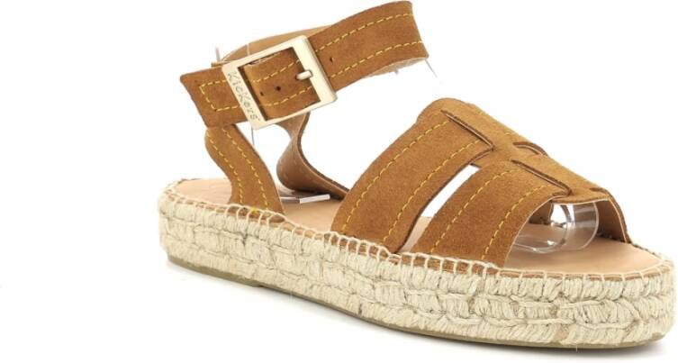 Kickers Comfort Sandalen Kick Parezi Pg Brown Dames